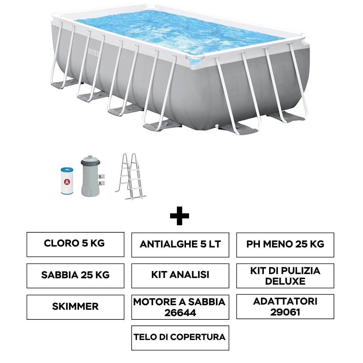 Piscina Intex X X Cm Fuori Terra Prisma Frame Intex