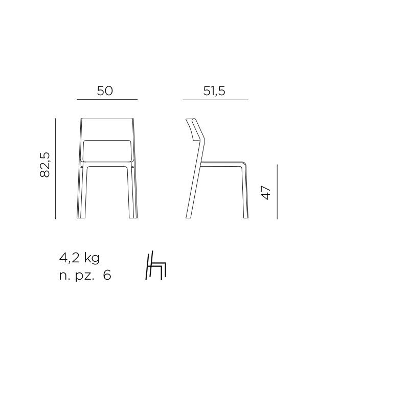 Sedia Trill Bistrot - Nardi