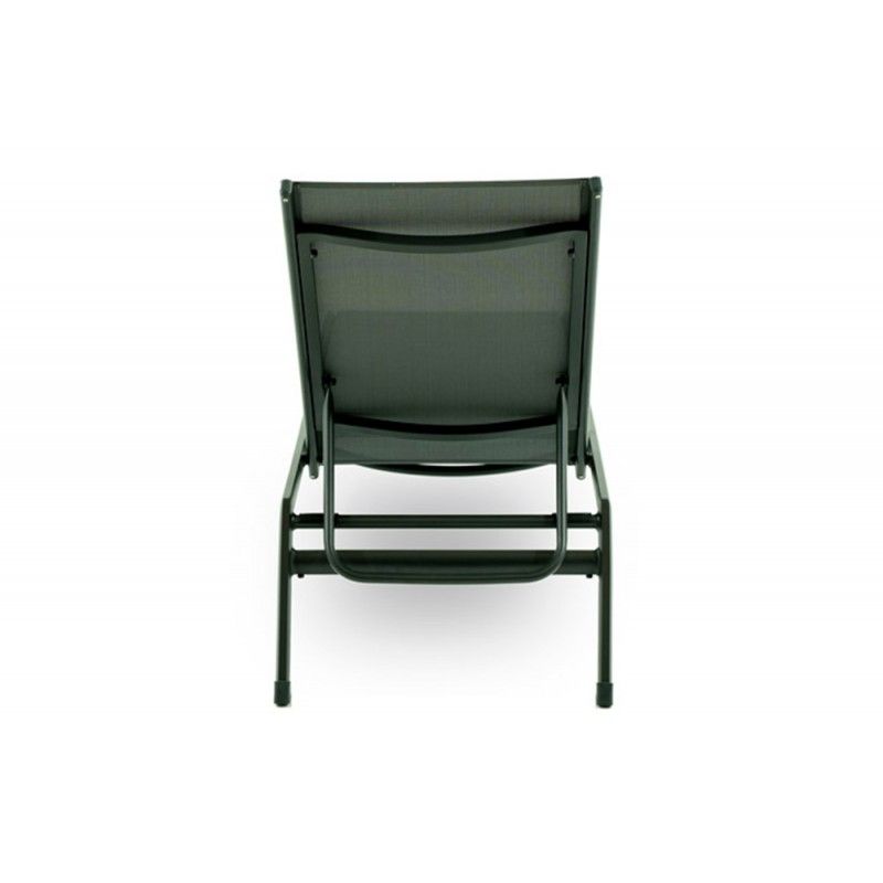 Lettino Prendisole da Giardino in Alluminio Antracite | Eracle