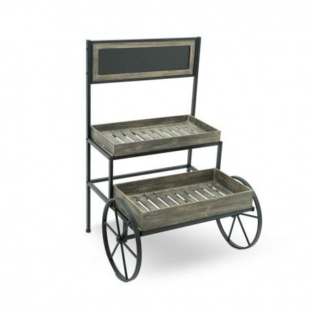 Carretto Espositore Clint Black H.100 cm