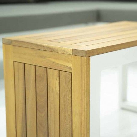 Set Divano Modulare in Alluminio Dafne White