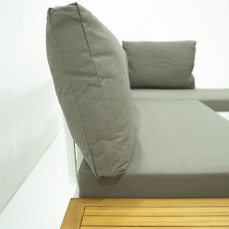 Set Divano Modulare in Alluminio Dafne White