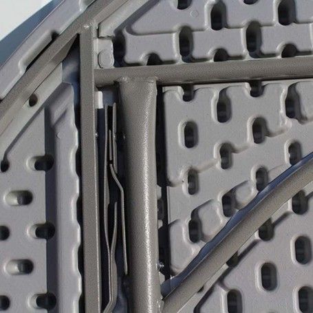 Tavolo Rotondo da Catering con Gambe Pieghevoli D.150xH.74 cm