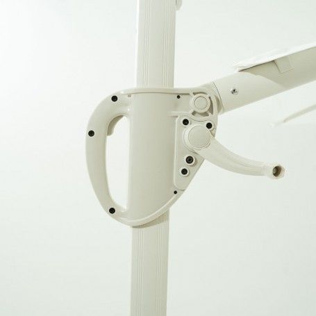 Ombrellone Decentrato da Giardino in Alluminio D.3 mt Bianco | QD030A