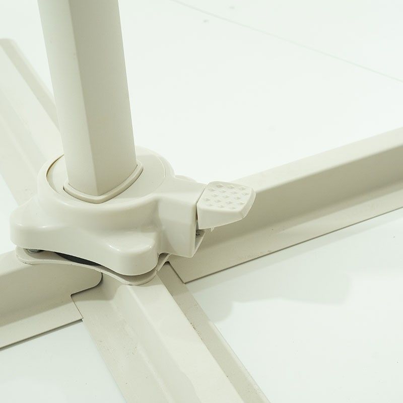 Ombrellone Decentrato da Giardino in Alluminio D.3 mt Bianco | QD030A