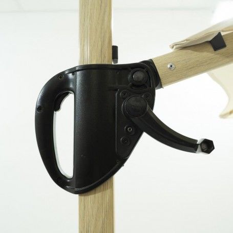 Ombrellone Decentrato da Giardino in Alluminio D.3 mt Sabbia | QD030A