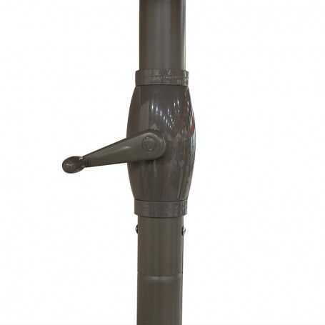 Ombrellone Palo Centrale in Alluminio da Esterno Vespro 3x3 m Tortora | Vespro