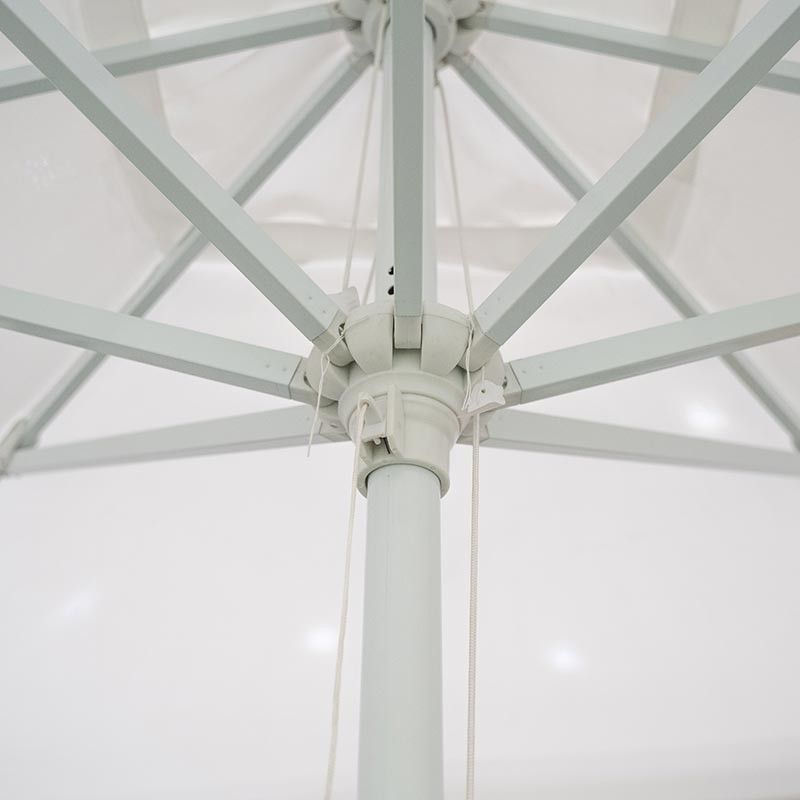 Ombrellone Palo Centrale in Alluminio da Esterno 3x3 mt Bianco | QD171A