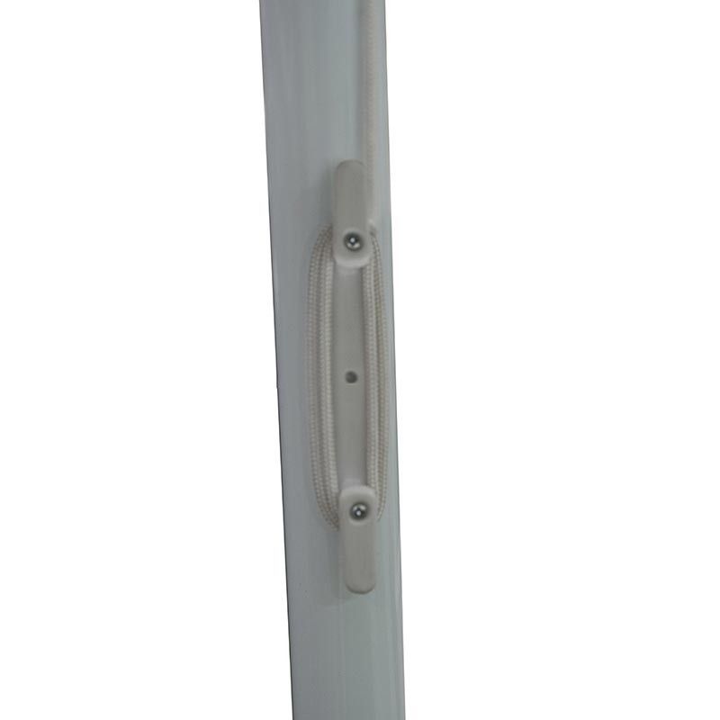 Ombrellone Palo Centrale in Alluminio da Esterno 3x3 mt Bianco | QD171A