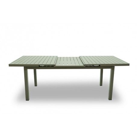 Tavolo Rettangolare Allungabile in Alluminio Tortora | Aci