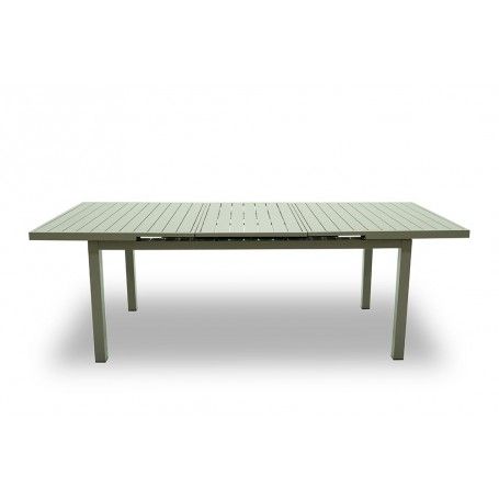 Tavolo Rettangolare Allungabile in Alluminio Tortora | Aci