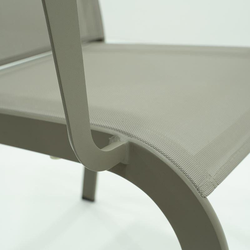 Tavolo Rettangolare Allungabile in Alluminio Tortora | Aci