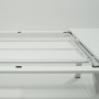 Tavolo Rettangolare Allungabile in Alluminio Bianco | Didone