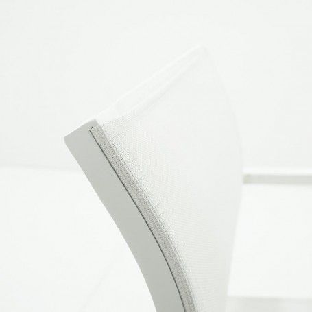 Tavolo Rettangolare Allungabile in Alluminio Bianco | Didone