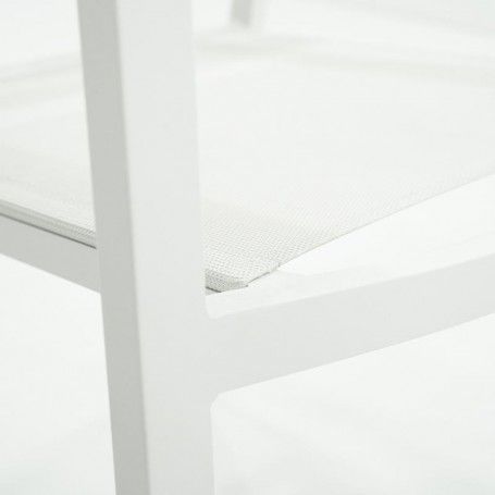 Tavolo Rettangolare Allungabile in Alluminio Bianco | Didone