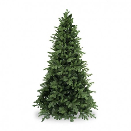 Albero di NataleAbete Verde con Rami Sporgenti in Pe+Pvc H.150/240 cm Apertura ad Ombrello - Washington