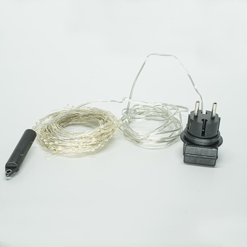 Ramo con 300 Luci Led Bianco Caldo con Trasformatore