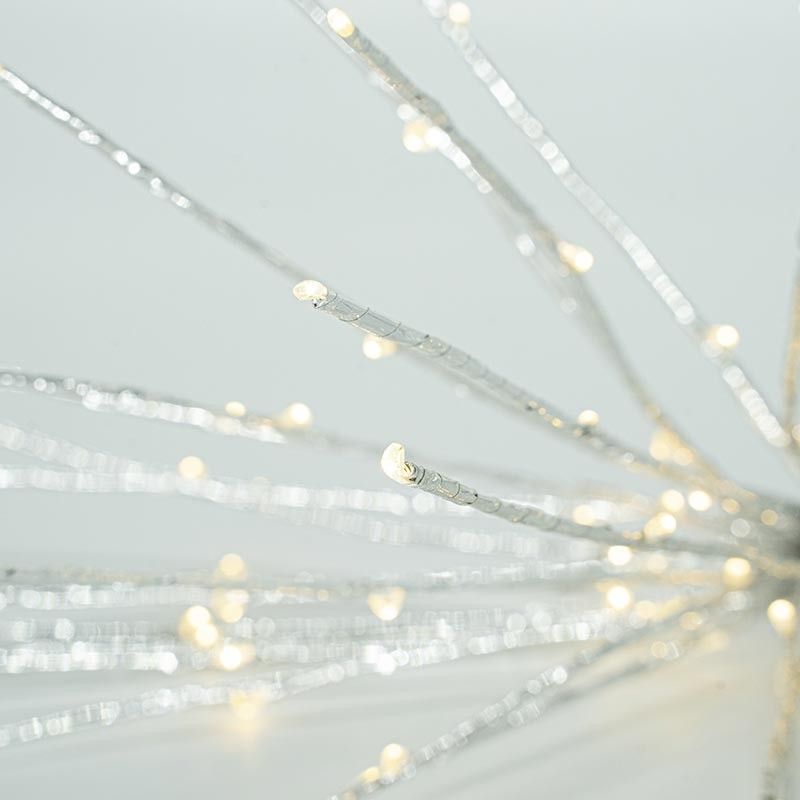 Fiore con Luci Led Bianco Caldo 30 cm con Trasformatore