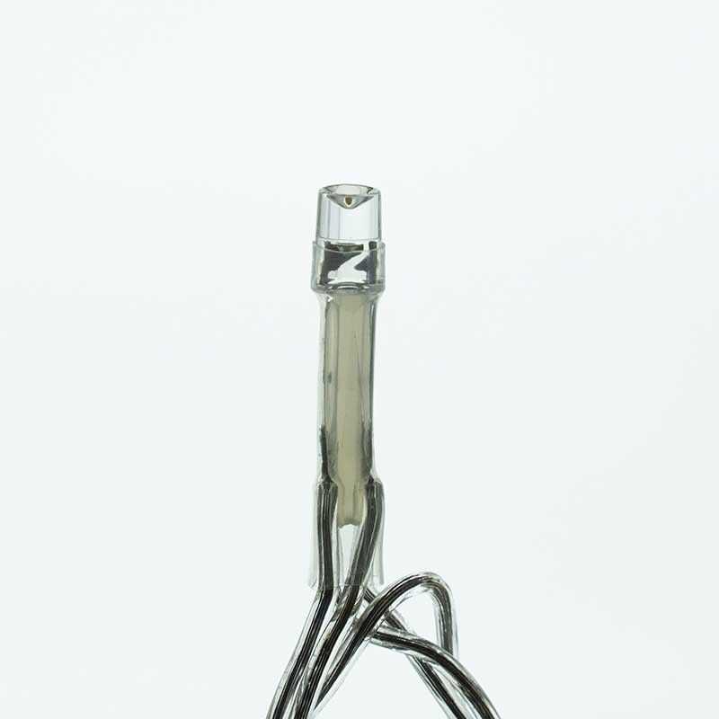 Catena Memory Control con 700 Luci Led Bianco Freddo con Cavo Trasparente 35 metri, Uso Esterno