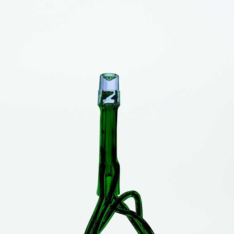 Catena con 1000 Luci Led Bianco Freddo con Cavo Verde, 50 metri + 5, Uso Esterno
