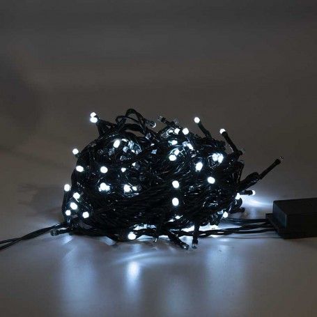 Minilucciole 180 Led Bianco Freddo con Controller 8 Giochi 9 metri Uso Interno
