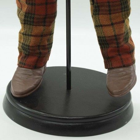 Renna Natalizia con Completo su Base Rotonda H.70 cm