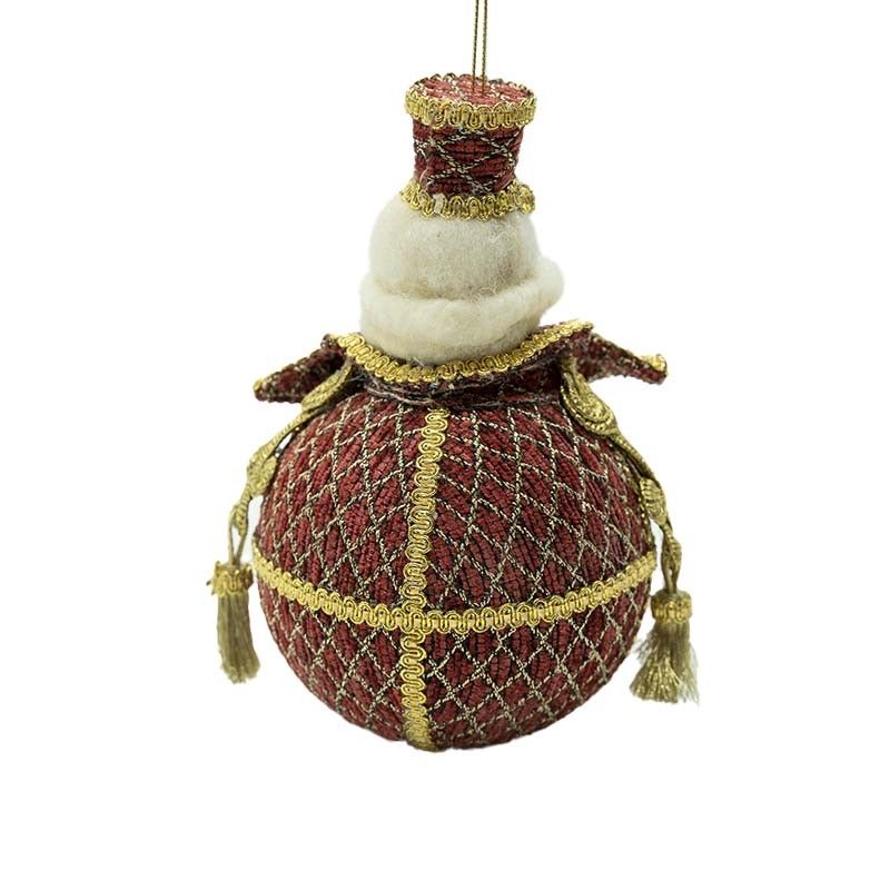 Palla di Natale Schiaccianoci da Appendere D.10 cm 2 Modelli