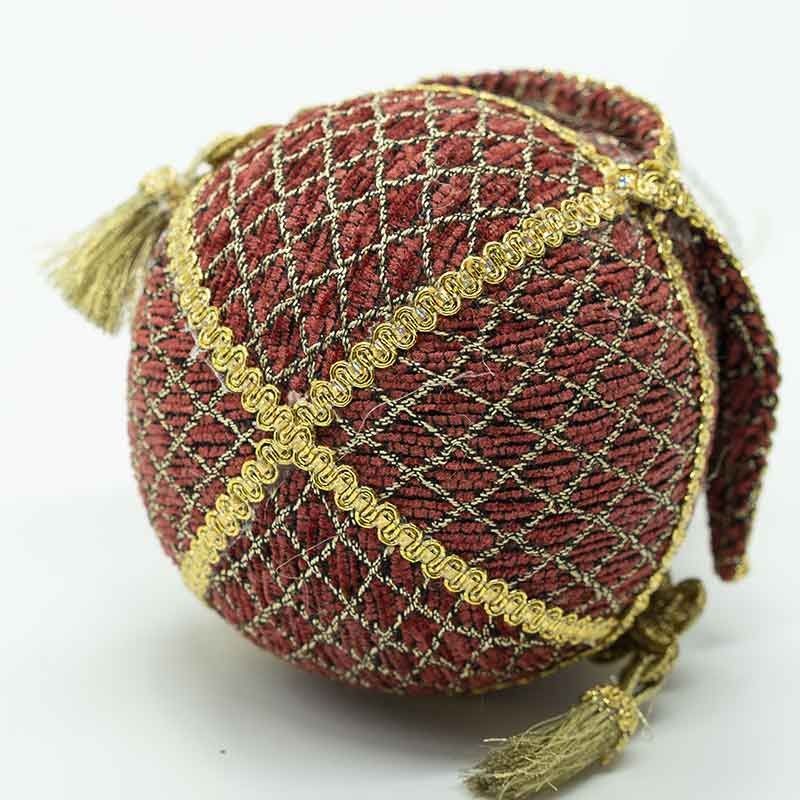 Palla di Natale Schiaccianoci da Appendere D.10 cm 2 Modelli