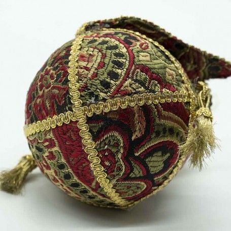 Palla di Natale Schiaccianoci da Appendere D.10 cm 2 Modelli