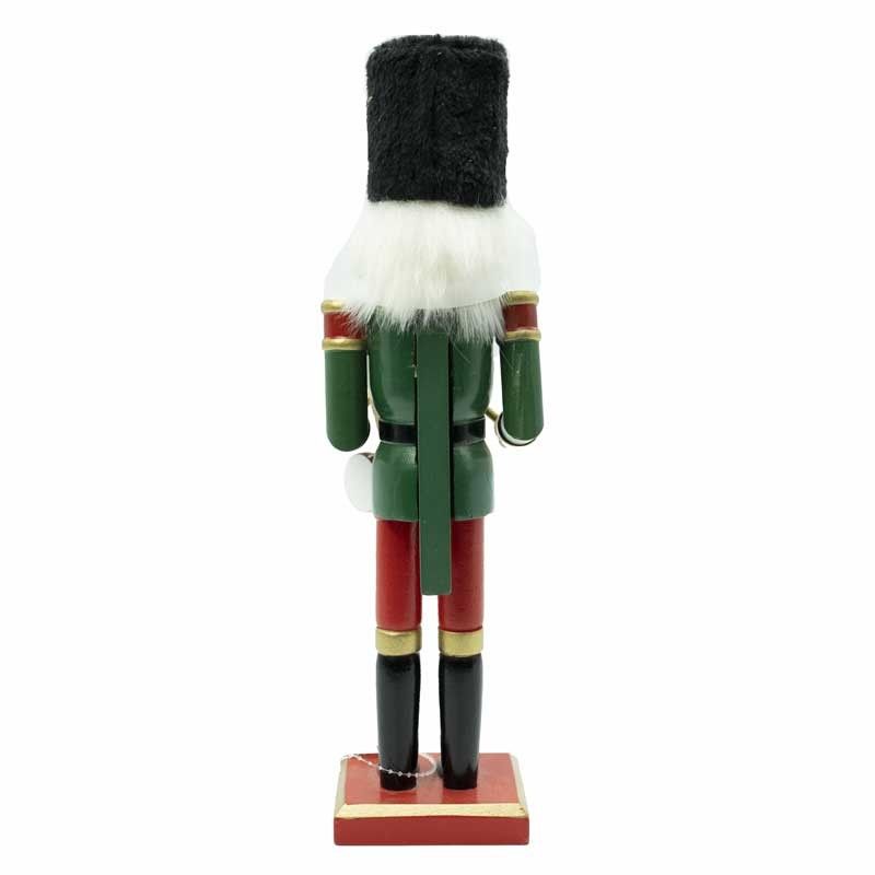 Schiaccianoci Natalizio in Uniforme con Tamburo H.30 cm