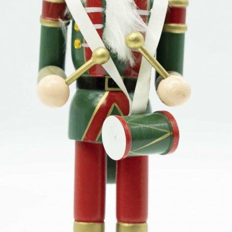 Schiaccianoci Natalizio in Uniforme con Tamburo H.30 cm