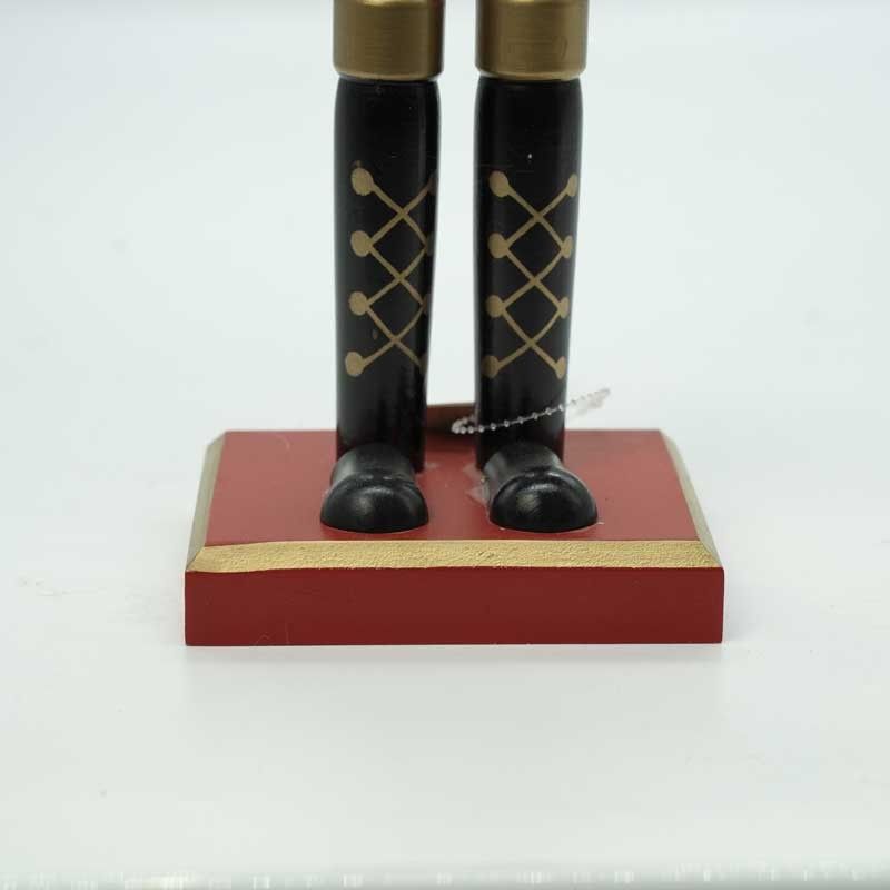 Schiaccianoci Natalizio in Uniforme Verde con Spada H.60 cm