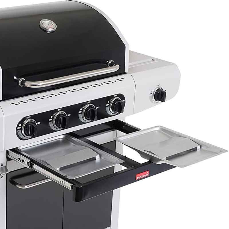 Barbecue a Gas Siesta 412 Black - Barbecook
