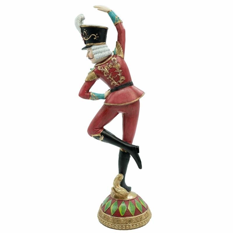 Schiaccianoci Natalizio Ballerino in Resina H.30 cm