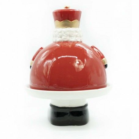 Schiaccianoci Portatorta Natalizio in Ceramica D.16,7xH.22 cm