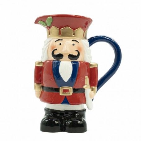 Schiaccianoci a Brocca Natalizia in Ceramica H.20 cm