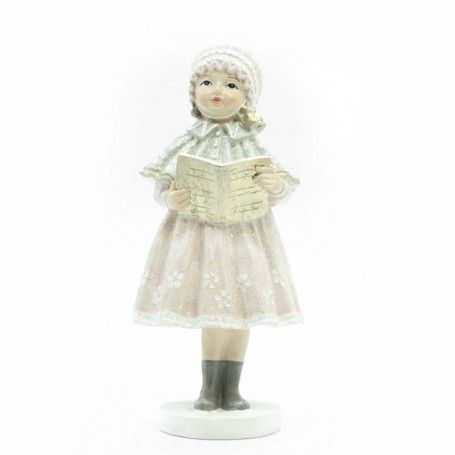 Lettrice su Ghiaccio in Poliresina H.15,5 cm