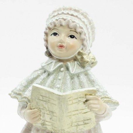 Lettrice su Ghiaccio in Poliresina H.15,5 cm