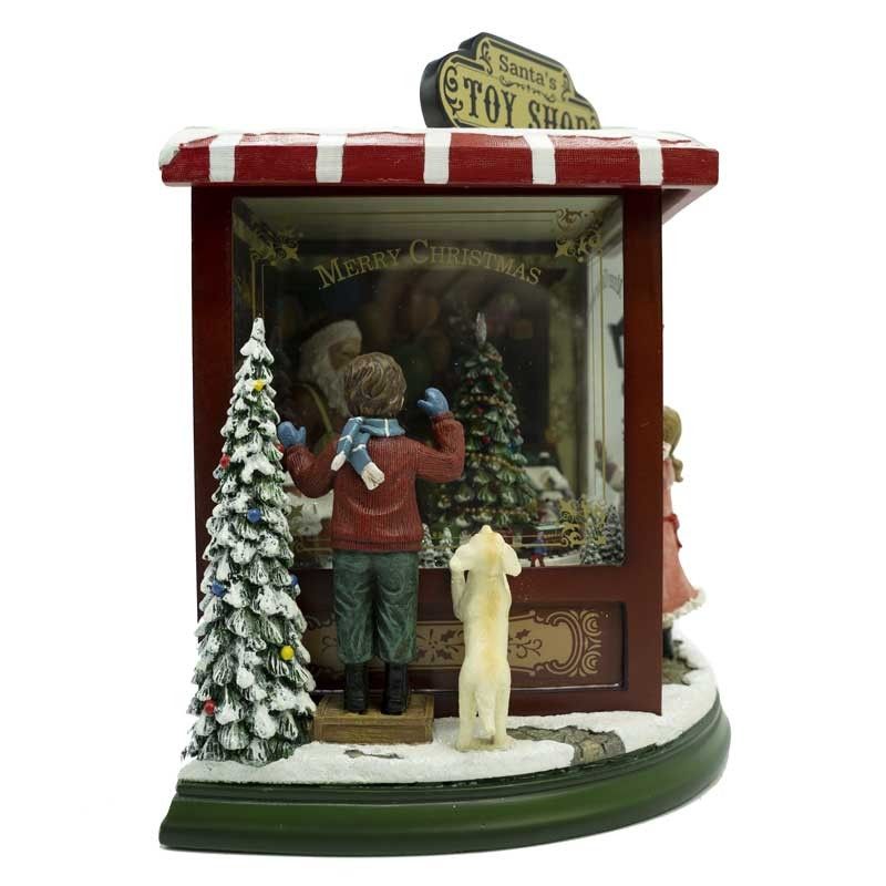 Negozio di Giocattoli in Resina  e Acrilico in Movimento H.27 cm