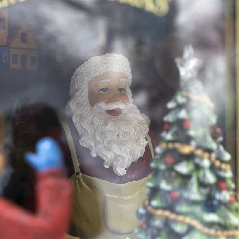 Negozio di Giocattoli in Resina  e Acrilico in Movimento H.27 cm