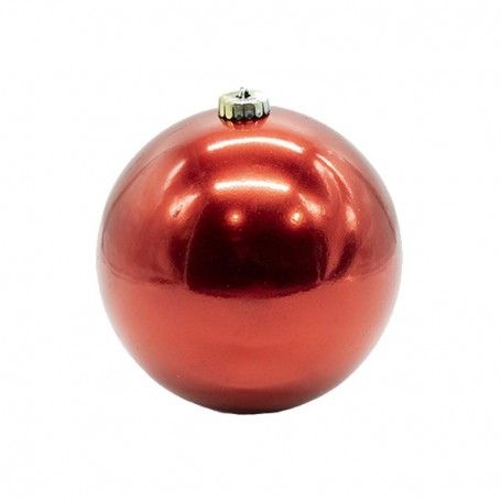 Palle di Natale in Plastica Lucide D.15 cm Confezione da 2 Pezzi