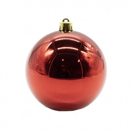 Palle di Natale in Plastica Lucide D.10 cm Confezione da 6 Pz