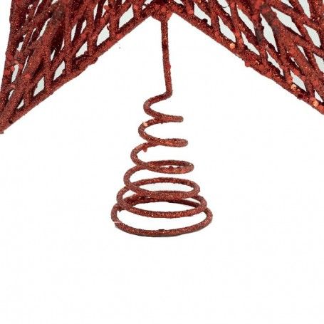 Puntale Stella Natalizio a 5 Punte 30 Cm