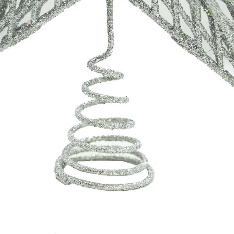 Puntale Stella Natalizio a 5 Punte 30 Cm