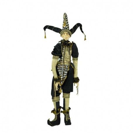 Jolly con Abito Nero Oro e Platino H.150 cm