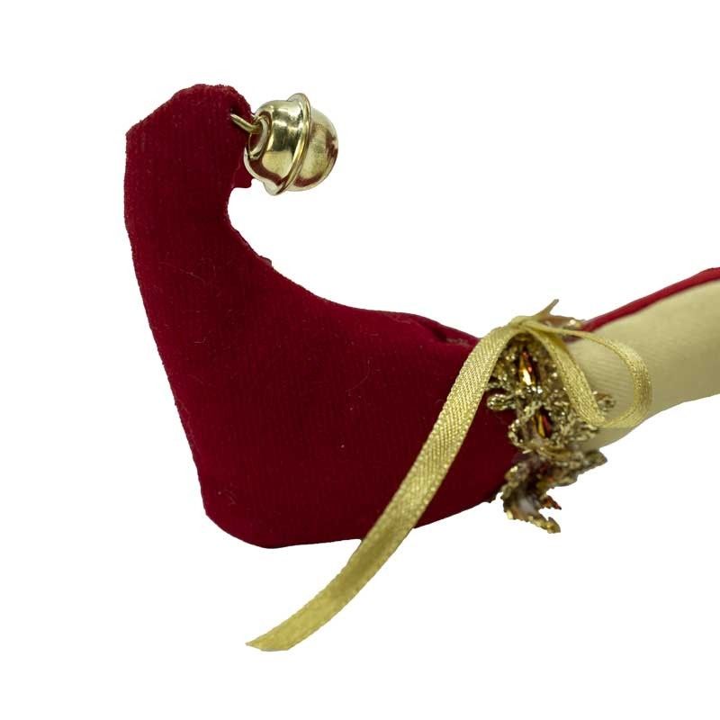 Jolly con Abito Rosso e Oro H.30 cm