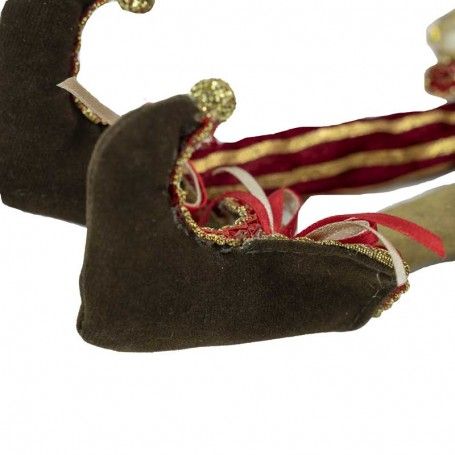 Jolly con Abito Rosso Oro e Platino H.30 cm