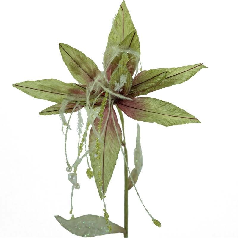 Ramo Ylang Ylang Salvia e Burgundy H.60 cm