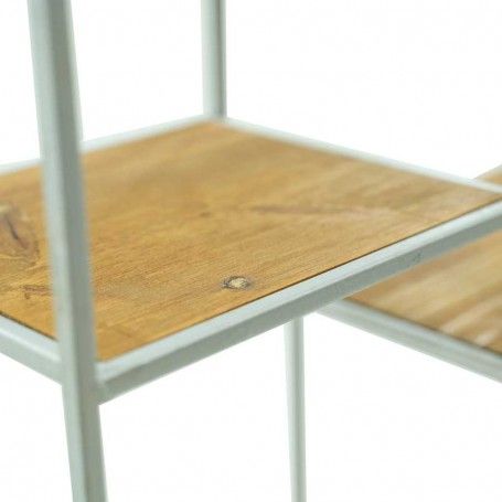 Scaffale Stile Industrial in Legno e Metallo H.86 cm