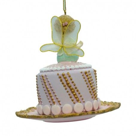 Tortina con Fatina Natalizia da Appendere H.11 cm 2 Modelli